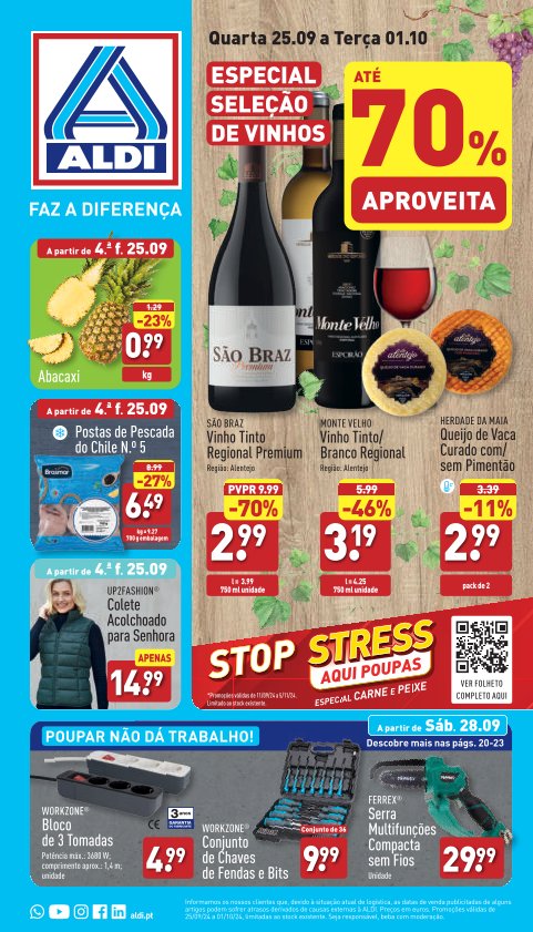 Antevisão Folheto Aldi 25 Setembro a 1 Outubro