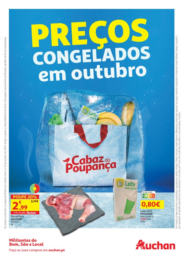 Antevisão Folhetos Auchan 1 Outubro a 31 Outubro