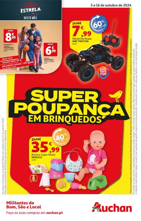 Antevisão Folhetos Auchan 3 Outubro a 16 Outubro