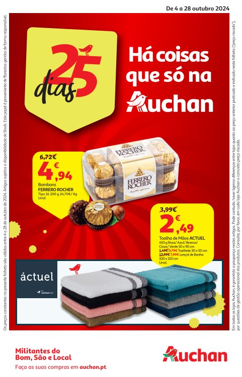 Antevisão Folhetos Auchan 4 Outubro a 28 Outubro