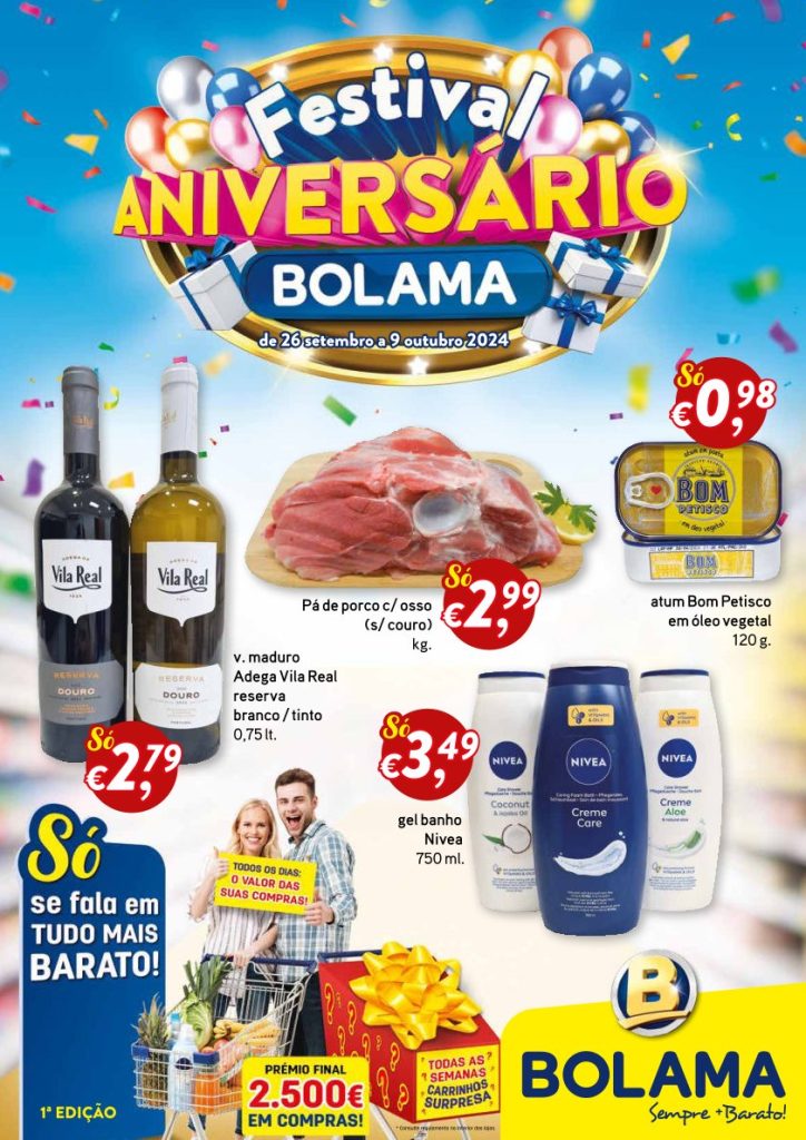 Antevisão Folhetos Bolama 26 Setembro a 9 Outubro