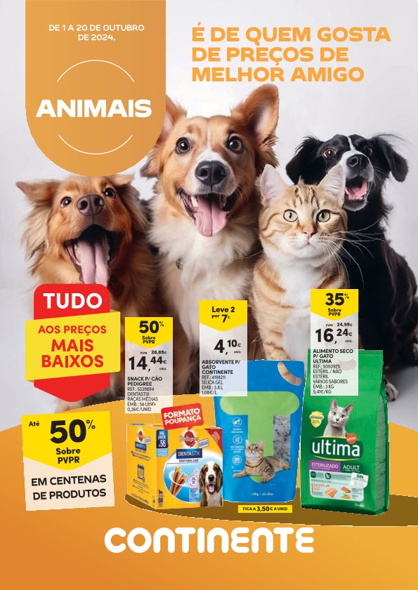 Antevisão Folhetos Continente 1 Outubro a 20 Outubro