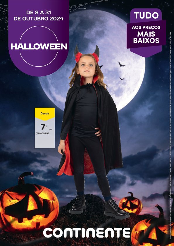 Antevisão Folhetos Continente Halloween 8 Outubro a 31 Outubro
