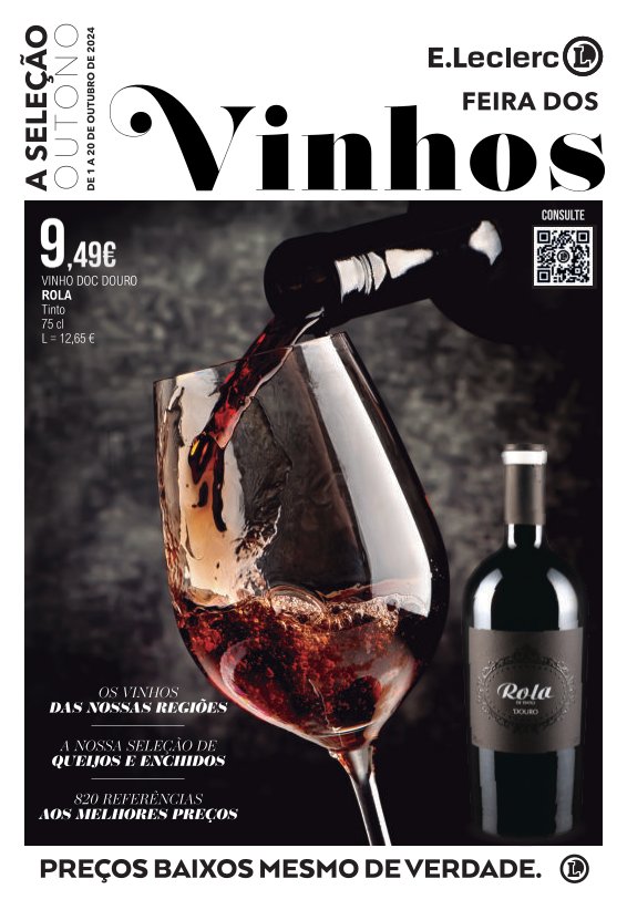Antevisão Folhetos E Leclerc Feira Dos Vinhos 1 Outubro a 20 Outubro