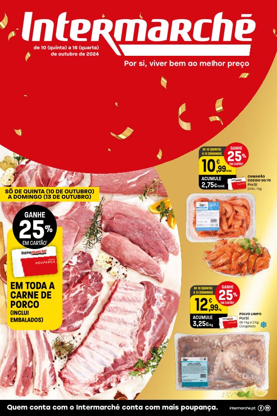 Antevisão Folhetos Intermarche 10 Outubro a 16 Outubro