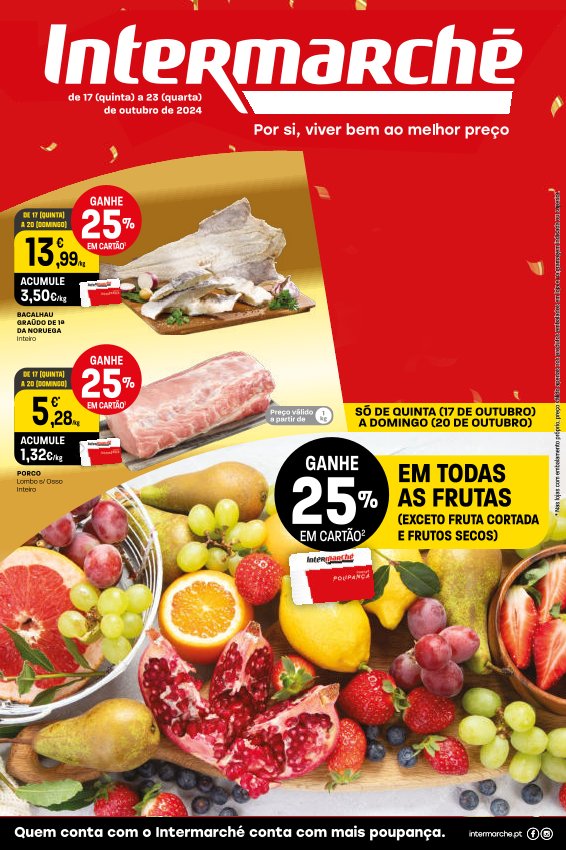 Antevisão Folhetos Intermarché 17 Outubro a 23 Outubro