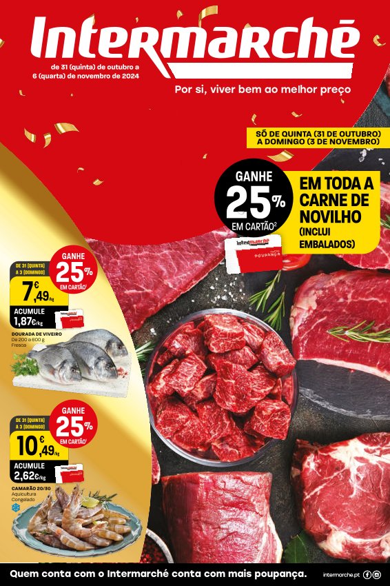Antevisão Folhetos Intermarché 31 Outubro a 6 Novembro