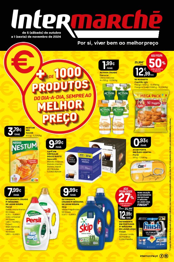 Antevisão Folhetos Intermarche 5 Outubro a 1 Novembro