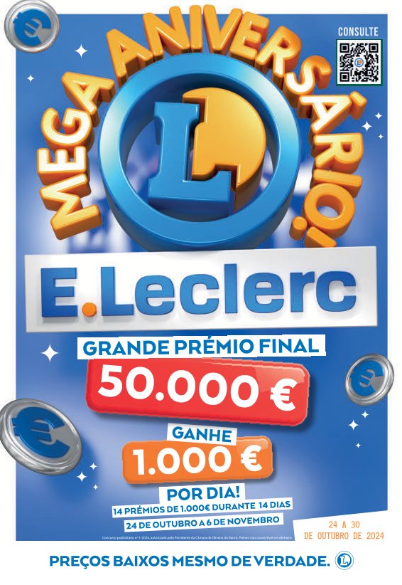 Antevisão Folhetos Lerclerc 24 Outubro a 30 Outubro