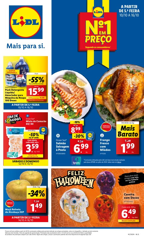 Antevisão Folhetos Lidl 10 Outubro a 16 Outubro