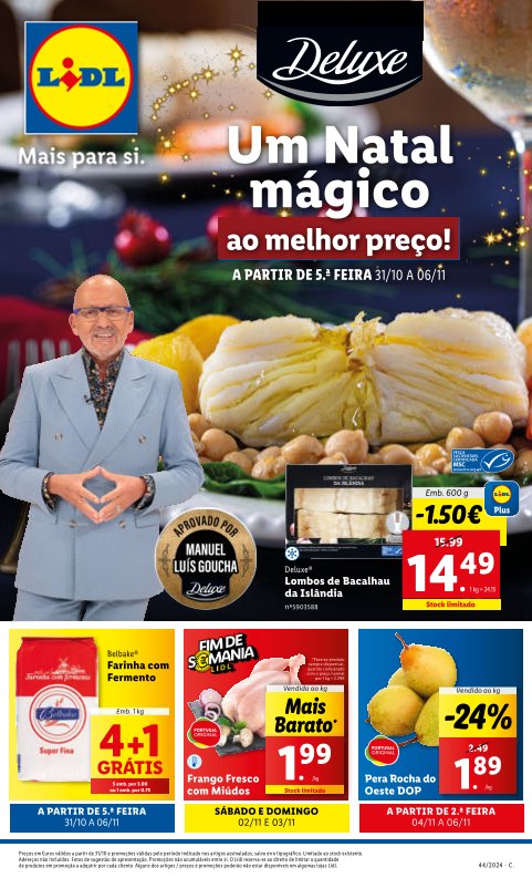 Antevisão Folhetos Lidl 31 Outubro a 6 Novembro