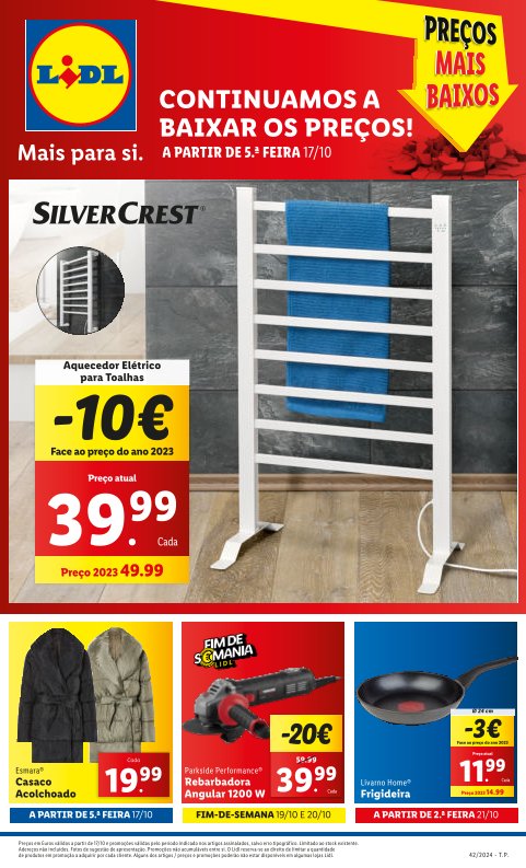 Antevisão Folhetos Lidl A Partir 17 Outubro