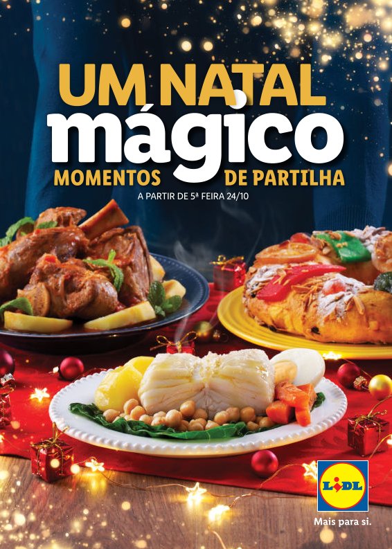 Antevisão Folhetos Lidl a Partir 24 Outubro um Natal Mágico