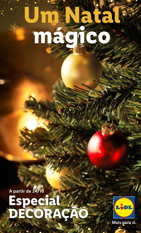 Antevisão Folhetos Lidl a Partir de 24 Outubro Especial Decoracao