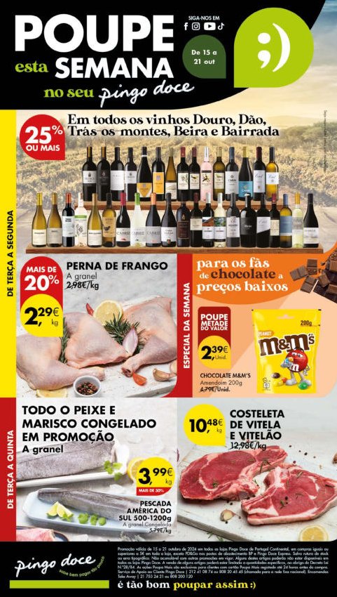 Antevisão Folhetos Pingo Doce 15 Outubro a 21 Outubro