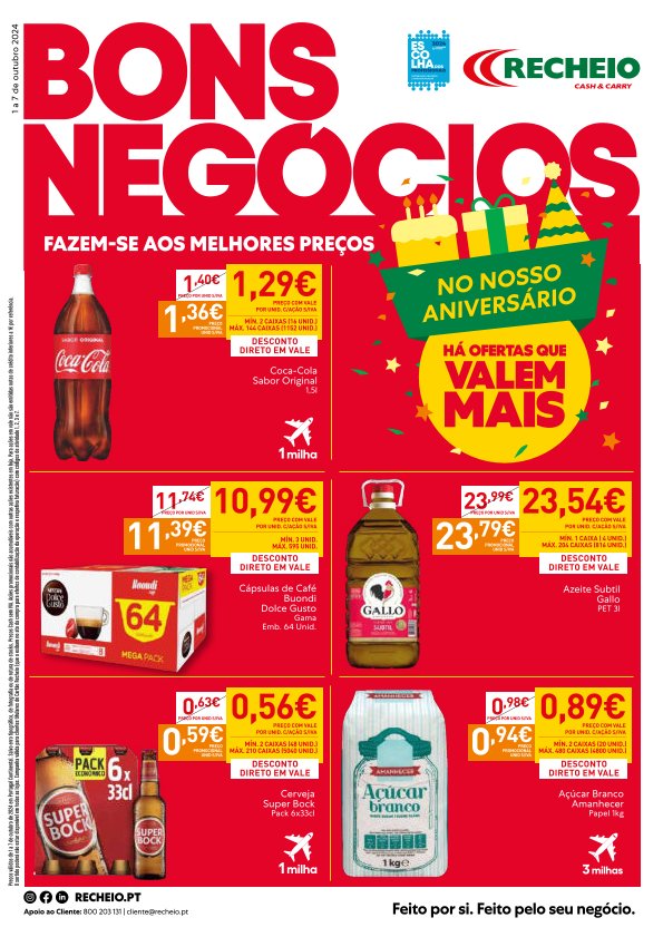 Antevisão Folhetos Recheio 1 Outubro a 7 Outubro