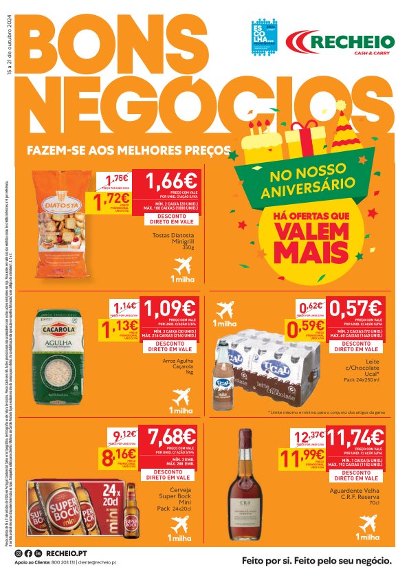 Antevisão Folhetos Recheio 15 Outubro a 21 Outubro