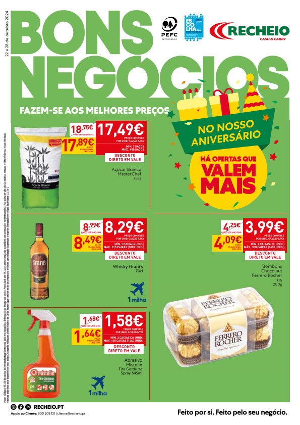 Antevisão Folhetos Recheio 22 Outubro a 28 Outubro