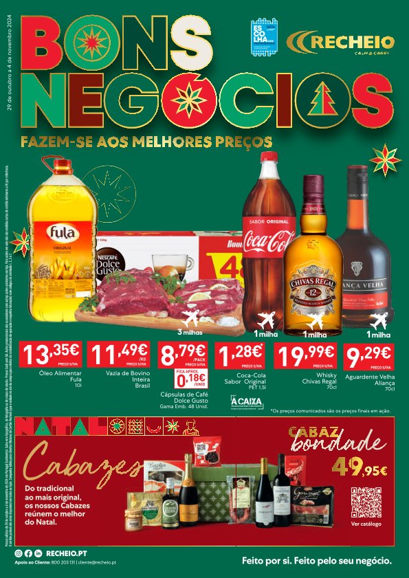 Antevisão Folhetos Recheio 29 Outubro a 4 Novembro