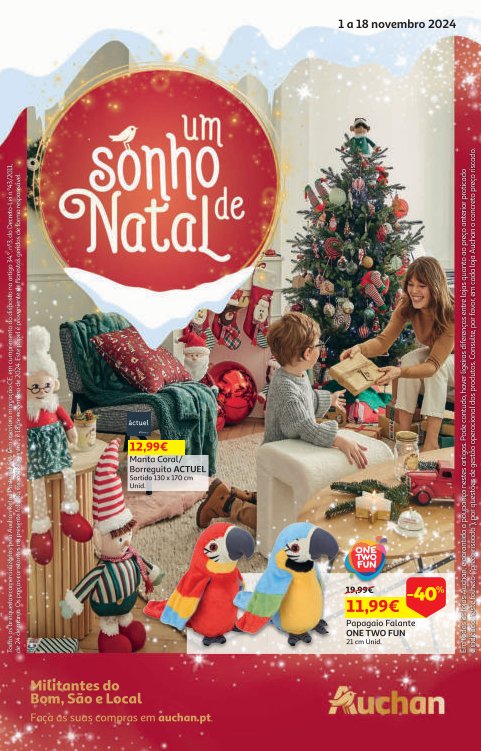 Antevisão Folhetos Auchan 1 Novembro a 18 Novembro