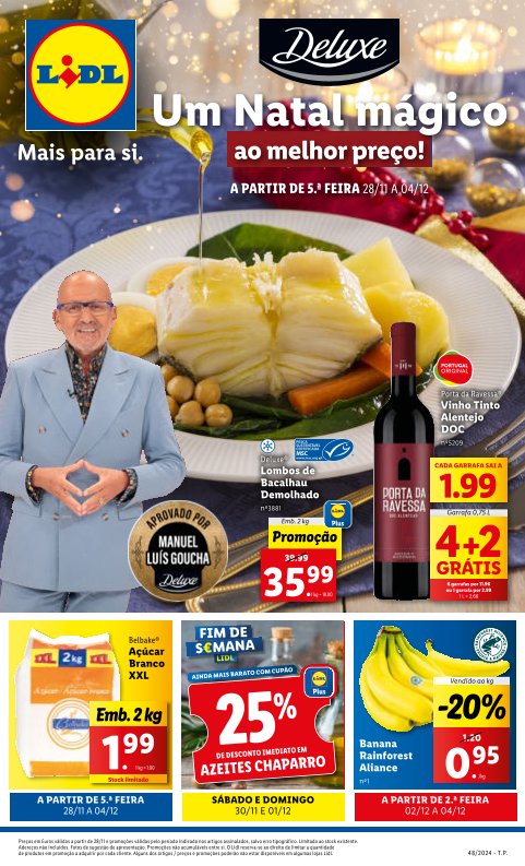 Antevisão Folhetos Lidl 28 Novembro a 4 Dezembro
