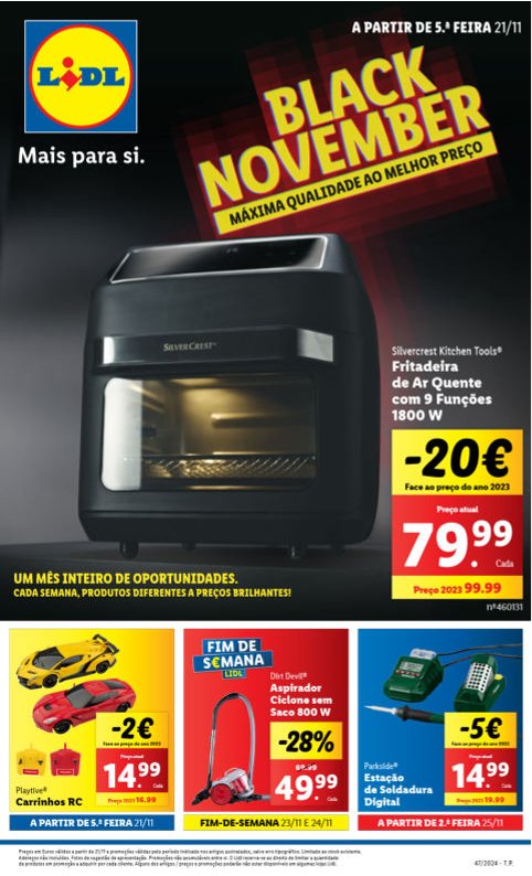 Antevisão Folhetos Lidl A Partir de 21 Novembro