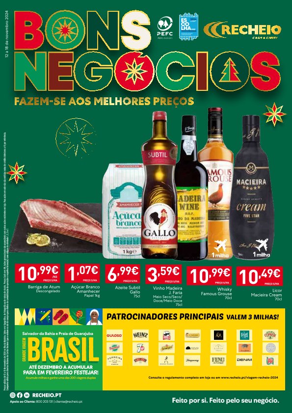 Antevisão Folhetos Recheio 12 Novembro a 18 Novembro Madeira