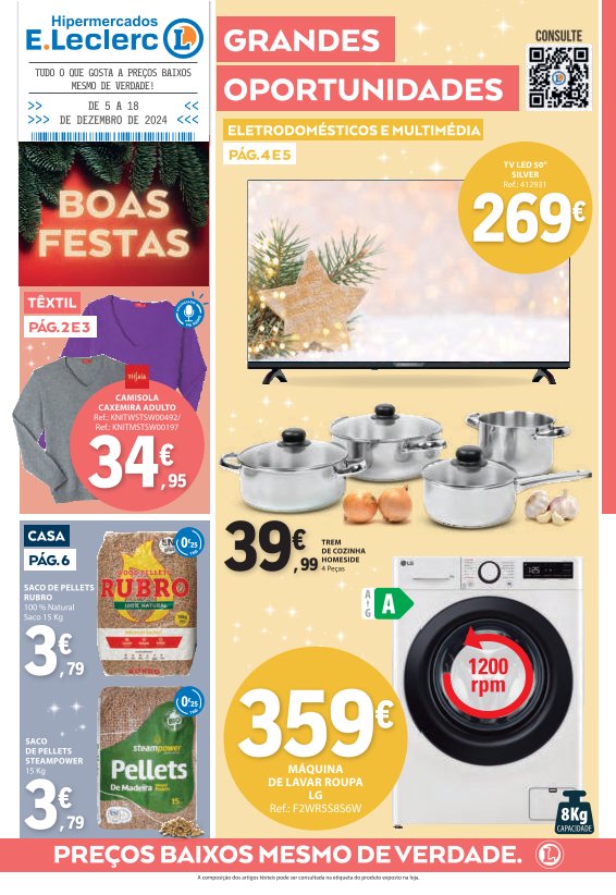 Antevisão Folhetos Leclerc 5 Dezembro a 18 Dezembro