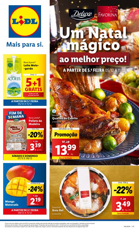 Antevisão Folhetos Lidl 5 Dezembro a 11 Dezembro