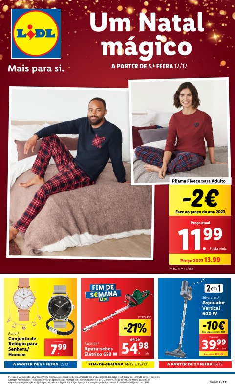 Antevisão Folhetos Lidl a Partir de 12 Dezembro