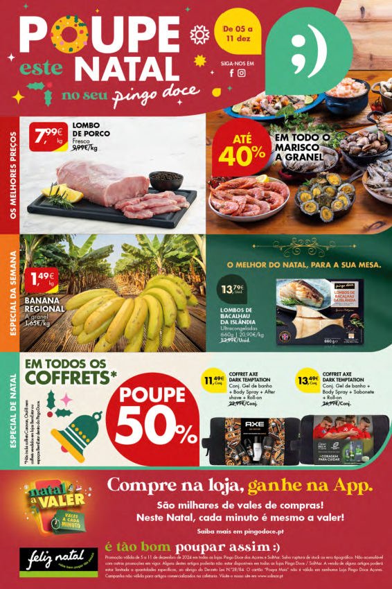 Antevisão Folhetos Pingo Doce 5 Dezembro a 11 Dezembro