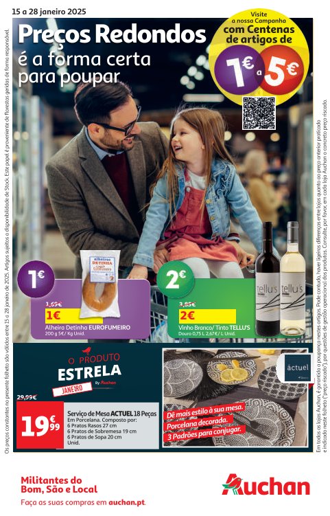 Antevisão Folhetos Auchan 15 Janeiro a 28 Janeiro