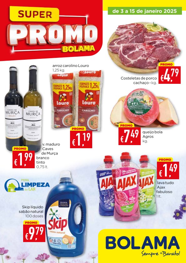 Antevisão Folhetos Bolama 3 Janeiro a 15 Janeiro