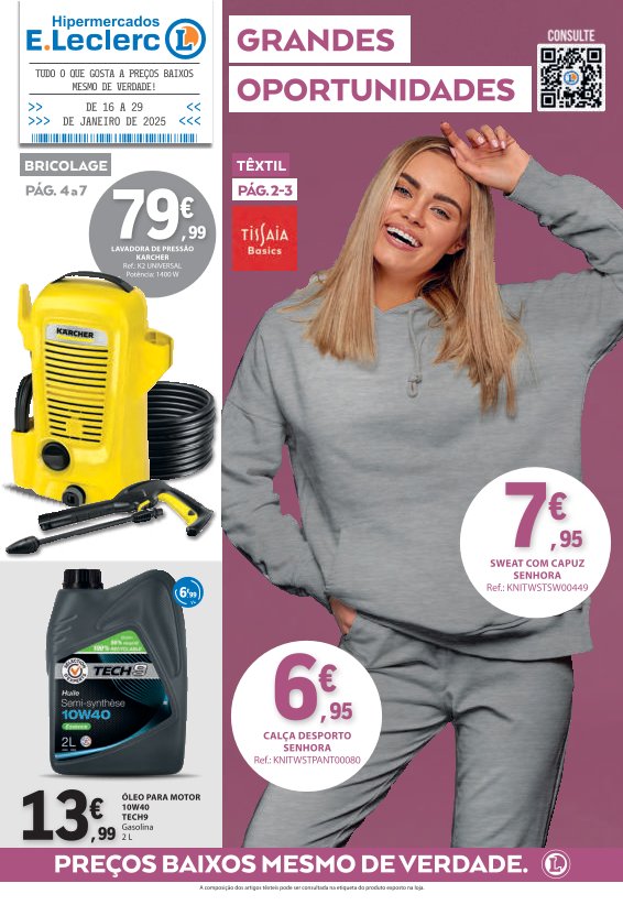 Antevisão Folhetos Leclerc 16 Janeiro a 29 Janeiro