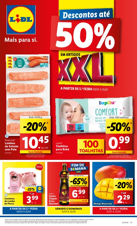 Antevisão Folhetos Lidl 9 Janeiro a 15 Janeiro