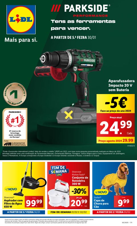 Antevisão Folhetos Lidl A Partir De 30 Janeiro