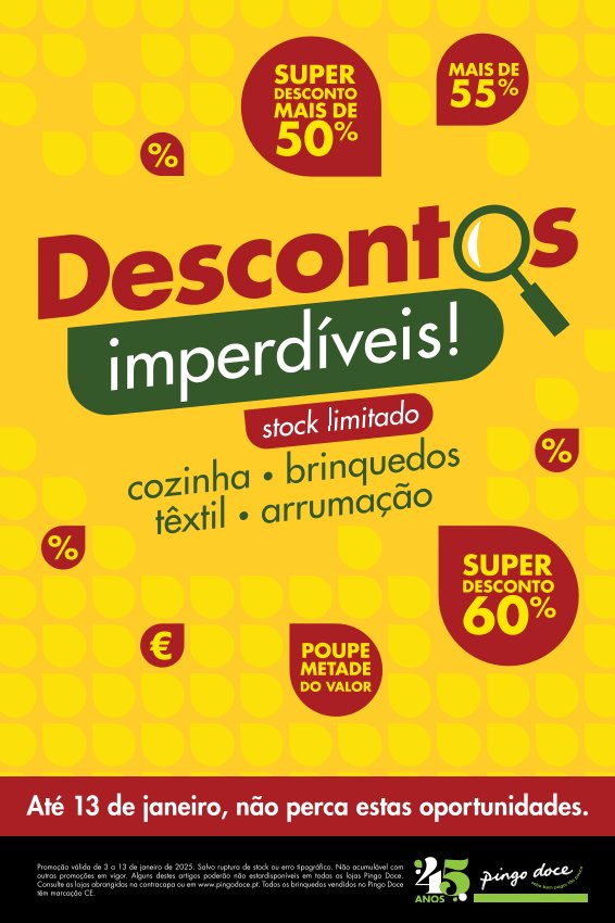 Antevisão Folhetos Pingo Doce 3 Janeiro a 13 Janeiro