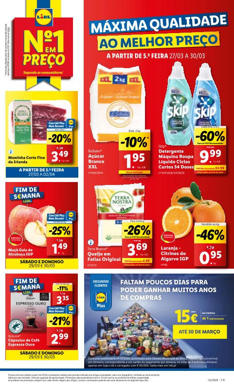 Antevisão Folhetos Lidl a Partir de 27 de Março a 30 de Março