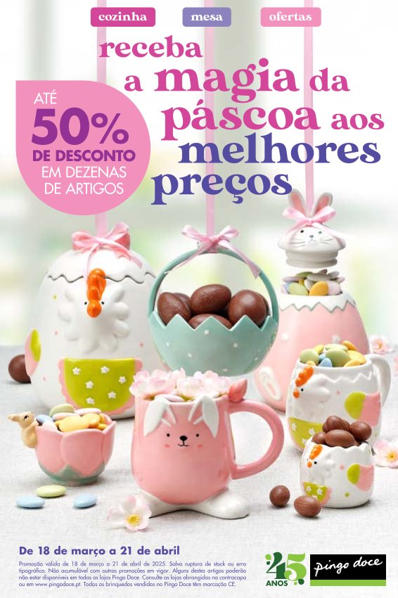 Antevisão Folhetos Pingo Doce 18 de Março a 21 de Abril