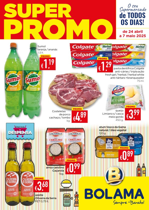 Antevisão Folhetos Bolama 24 de Abril a 7 de Maio