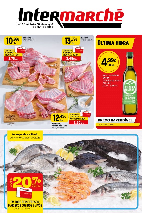 Antevisão Folhetos Intermarché 10 de Abril a 20 de Abril