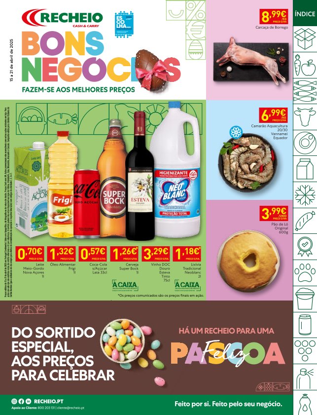 Antevisão Folhetos Recheio 15 de Abril a 21 de Abril